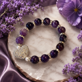 Amethyst Heart Spark Bracelet