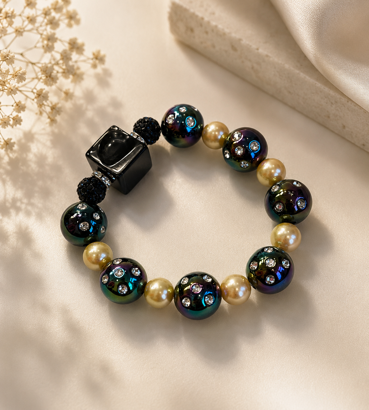 Iridescent Night Bracelet