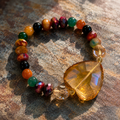 Multicolor Heart Glow Bracelet