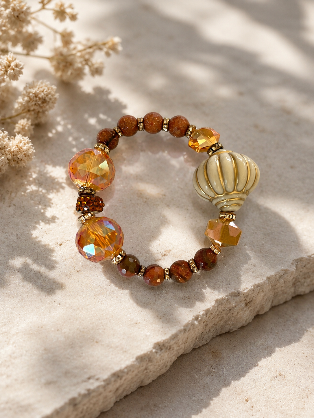 Golden Harvest Bloom Bracelet